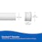 Kenney Mfg Twist & Fit No Tools Spring Tension Stall Shower Curtain Rod, 24-38in, White KN607S/1V1 - alternate 8